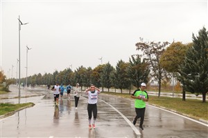 Aksaray Üniversitesinde Cumhuriyet Bayramı coşkusu koşuyla taçlandı